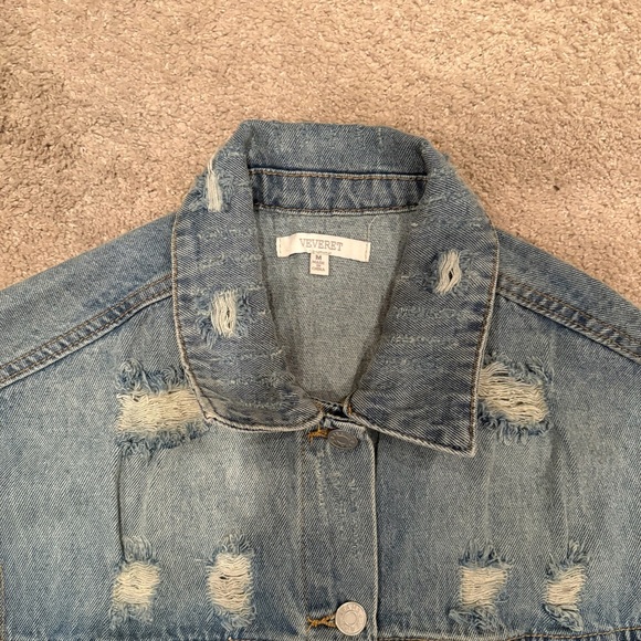 Denim Sleeveless Vest - Picture 2 of 2